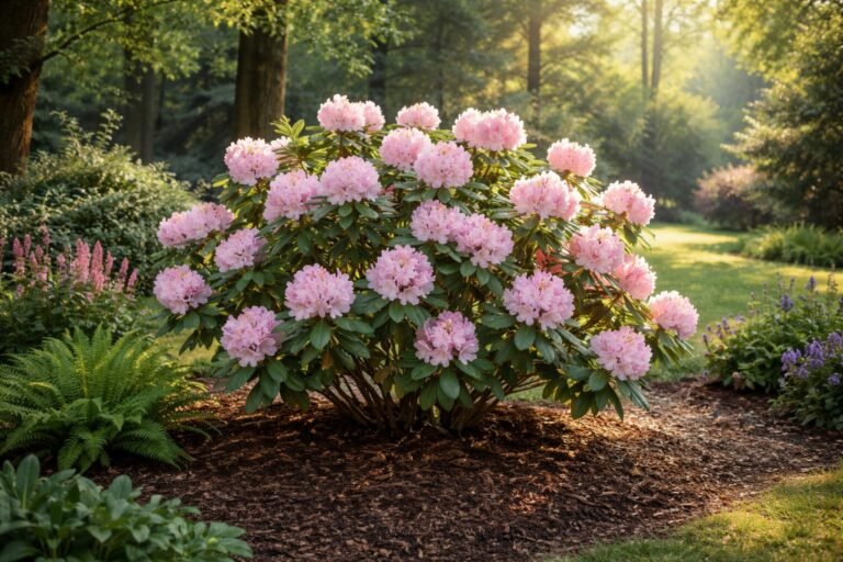 Rhododendron ültetése a félárnyékos kertben, talaj és víz figyelembevétele, gondos előkészítés