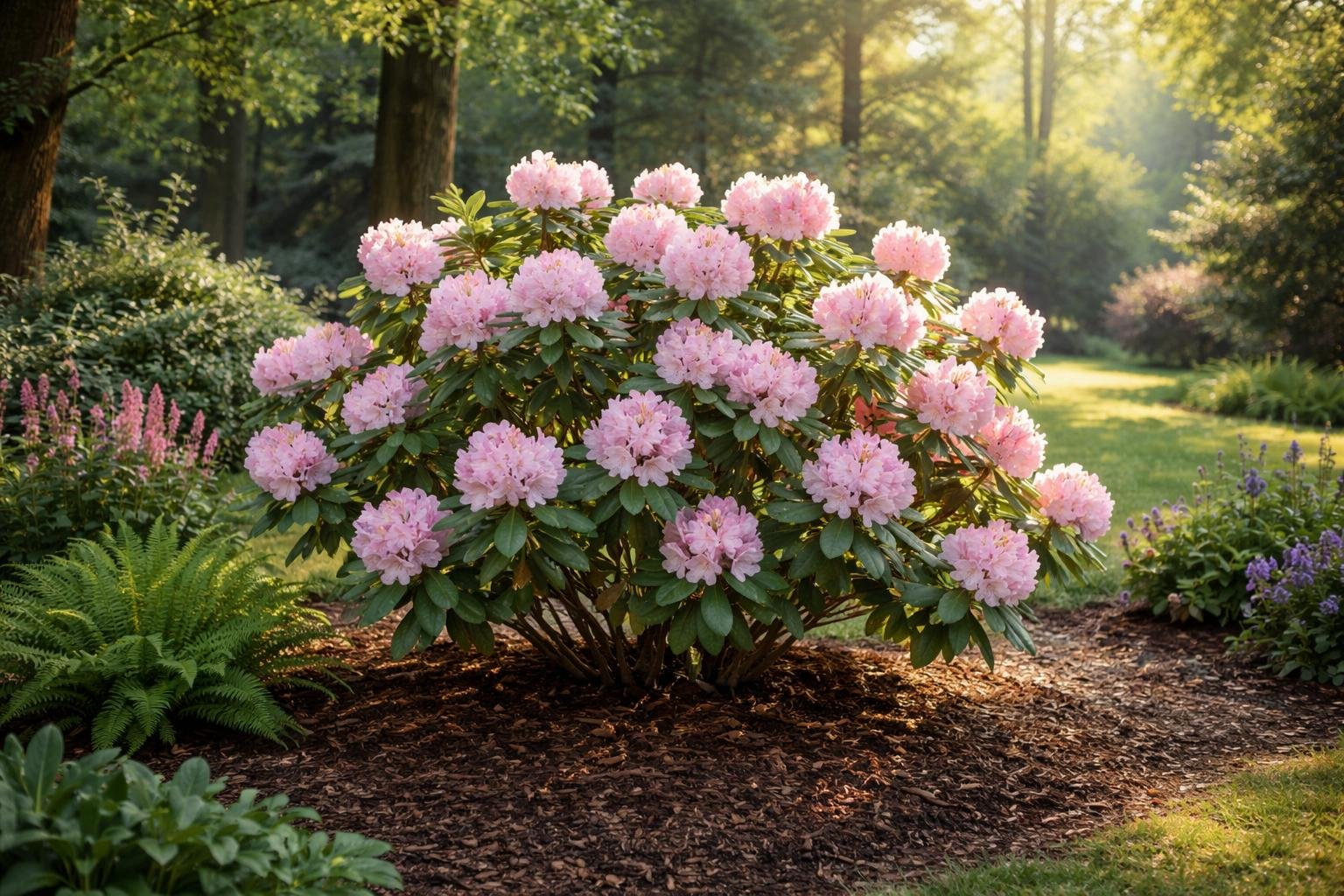 Rhododendron ültetése a félárnyékos kertben, talaj és víz figyelembevétele, gondos előkészítés